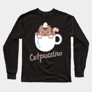 Catpuccino cappuccino Long Sleeve T-Shirt